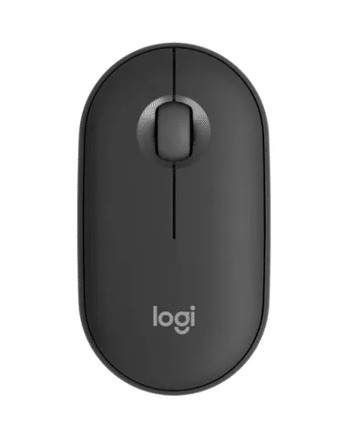 MOUSE LOGITECH PEBBLE M350 - INALAMBRICO - BLUETOOTH - SILENCIOSO - GRAFITO - TECNOLOGIA SILENT TOUCH - COMPACTO