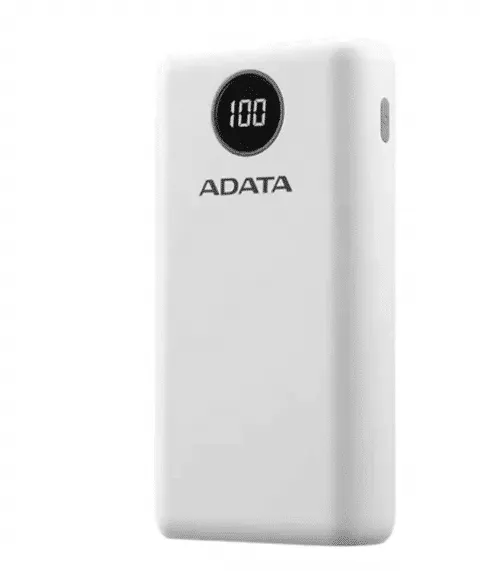 POWER BANK ADATA P10000QCD - CARGA RAPIDA - 10000MAH - 2 PUERTOS USB - 1 TIPO C - PANTALLA INDICADORA DE CARGA